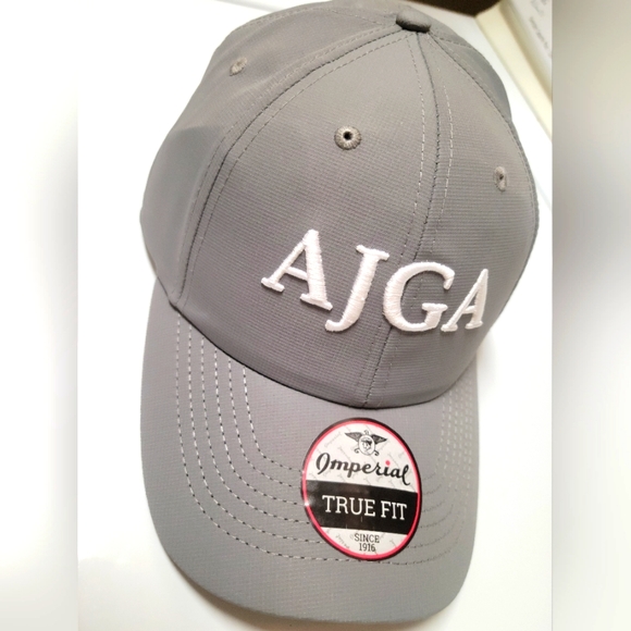 AJGA Imperial True Fit Golf Hat , One Size fits all, Gray - Picture 4 of 6